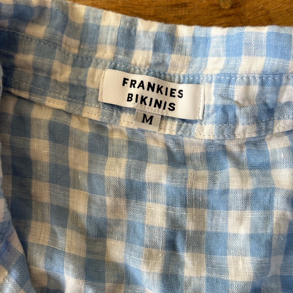 Frankies Bikinis gingham short set